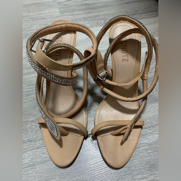 SCHUTZ Courtney Crystal Heels - Picture 7 of 12